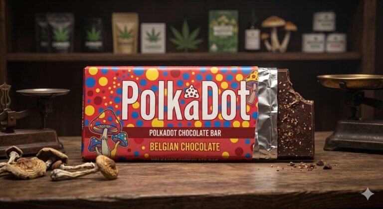 polkadot chocolate bar