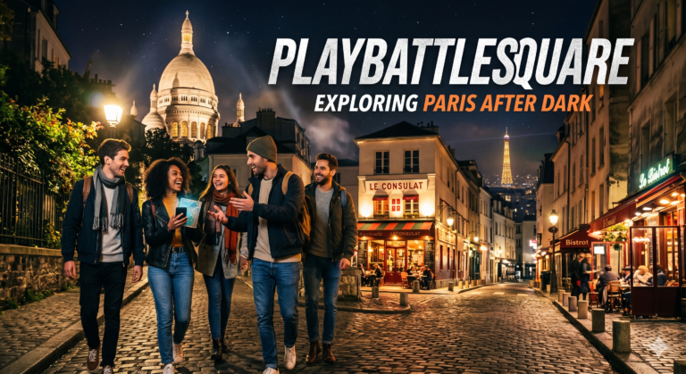 PlayBattleSquare: Exploring Paris After Dark