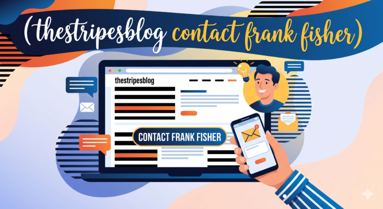 The Ultimate Outreach Guide: thestripesblog contact frank fisher