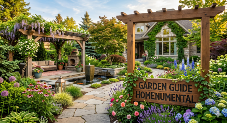 Homenumental Garden Guide: Design a Bold, Living Outdoor Masterpiece garden guide homenumental