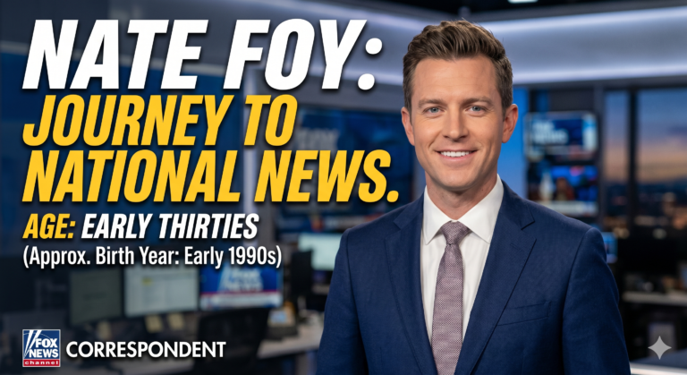 Nate Foy Age Details: Bio, Career & Fox News Journey