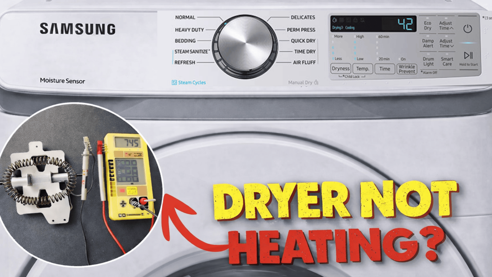 Samsung Dryer Not Heating: 12 Common Causes, Troubleshooting Steps, and Easy Fixes